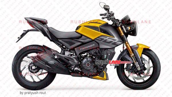 Bajaj Pulsar 500 Twinner Cafe Racer Presented